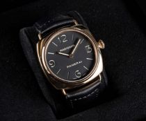 A GENTLEMAN'S SIZE 18K ROSE GOLD PANERAI RADIOMIR WRIST WATCH DATED 2009, REF. PAM00231 J SERIES