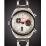 A GENTLEMAN'S STAINLESS STEEL BREITLING CHRONO-MATIC CHRONOGRAPH BRACELET WATCH CIRCA 1969, REF.