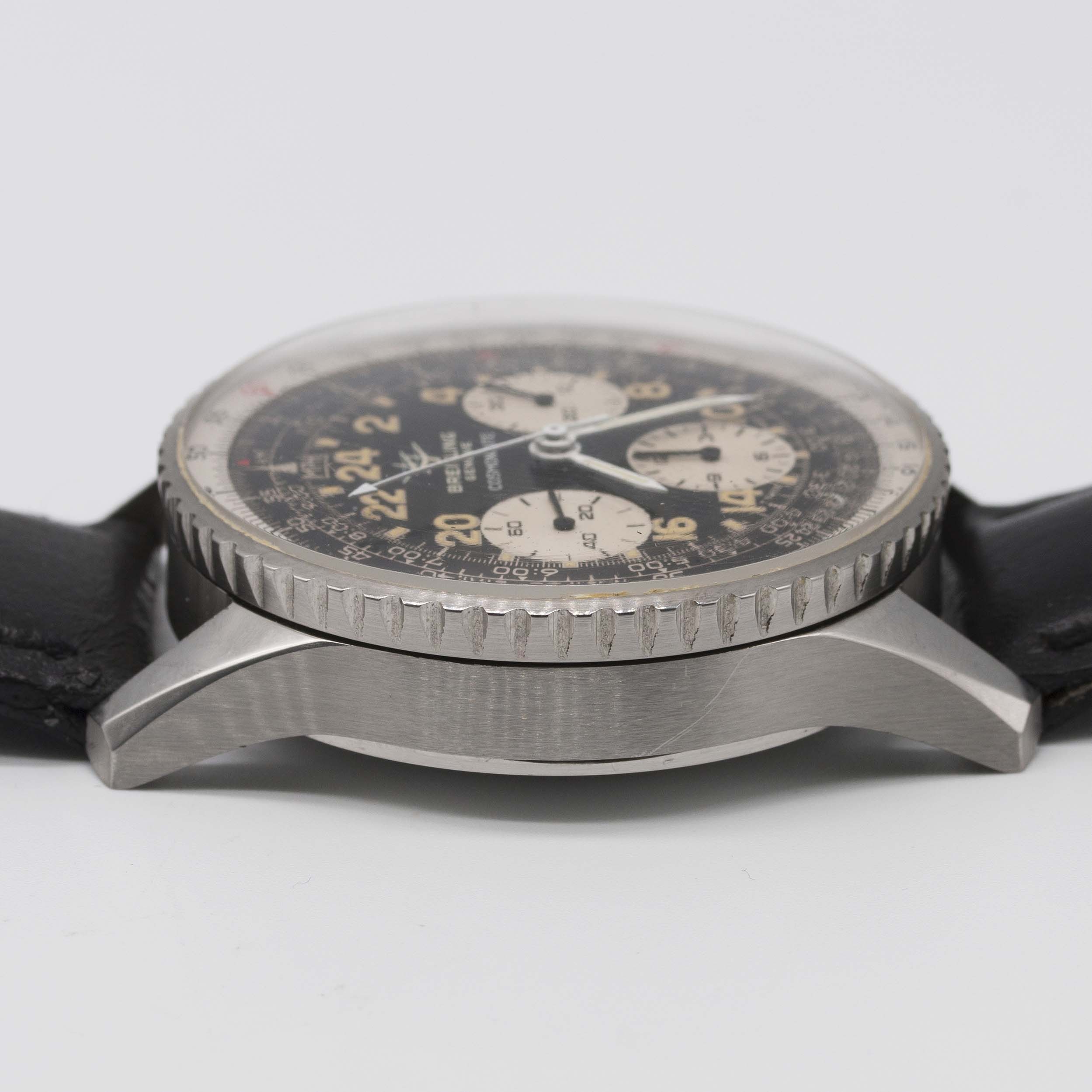 A RARE GENTLEMAN'S STAINLESS STEEL BREITLING COSMONAUTE CHRONOGRAPH WRIST WATCH CIRCA 1971, REF. - Image 11 of 11