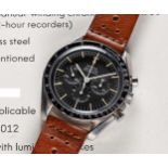 A RARE GENTLEMAN'S STAINLESS STEEL OMEGA SPEEDMASTER PROFESSIONAL "PRE MOON" CHRONOGRAPH WRIST WATCH