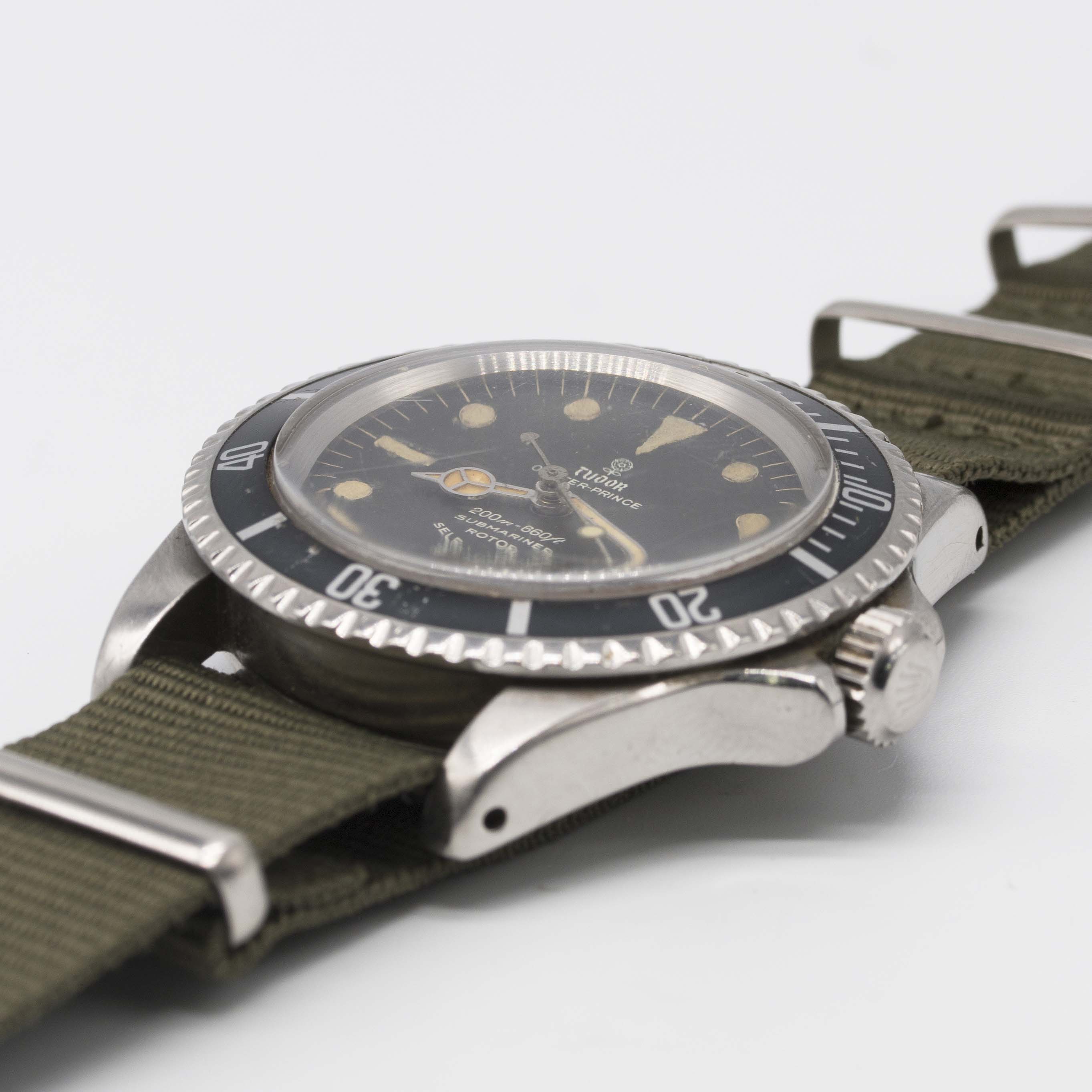 A GENTLEMAN'S STAINLESS STEEL ROLEX TUDOR OYSTER PRINCE SUBMARINER WRIST WATCH CIRCA 1967, REF. - Image 3 of 10