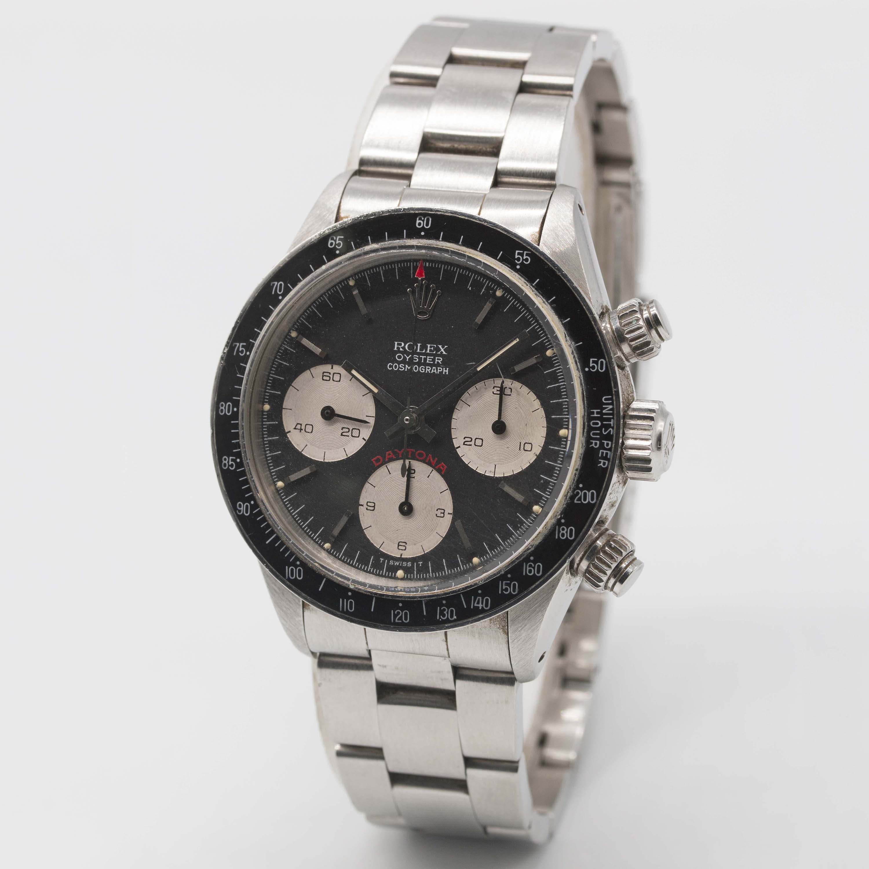 A VERY RARE GENTLEMAN'S STAINLESS STEEL ROLEX OYSTER COSMOGRAPH DAYTONA BRACELET WATCH CIRCA 1979, - Image 5 of 12