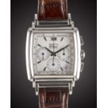 A GENTLEMAN'S STAINLESS STEEL ZENITH EL PRIMERO CHRONOGRAPH WRIST WATCH CIRCA 1990s, REF. 90/01 0420