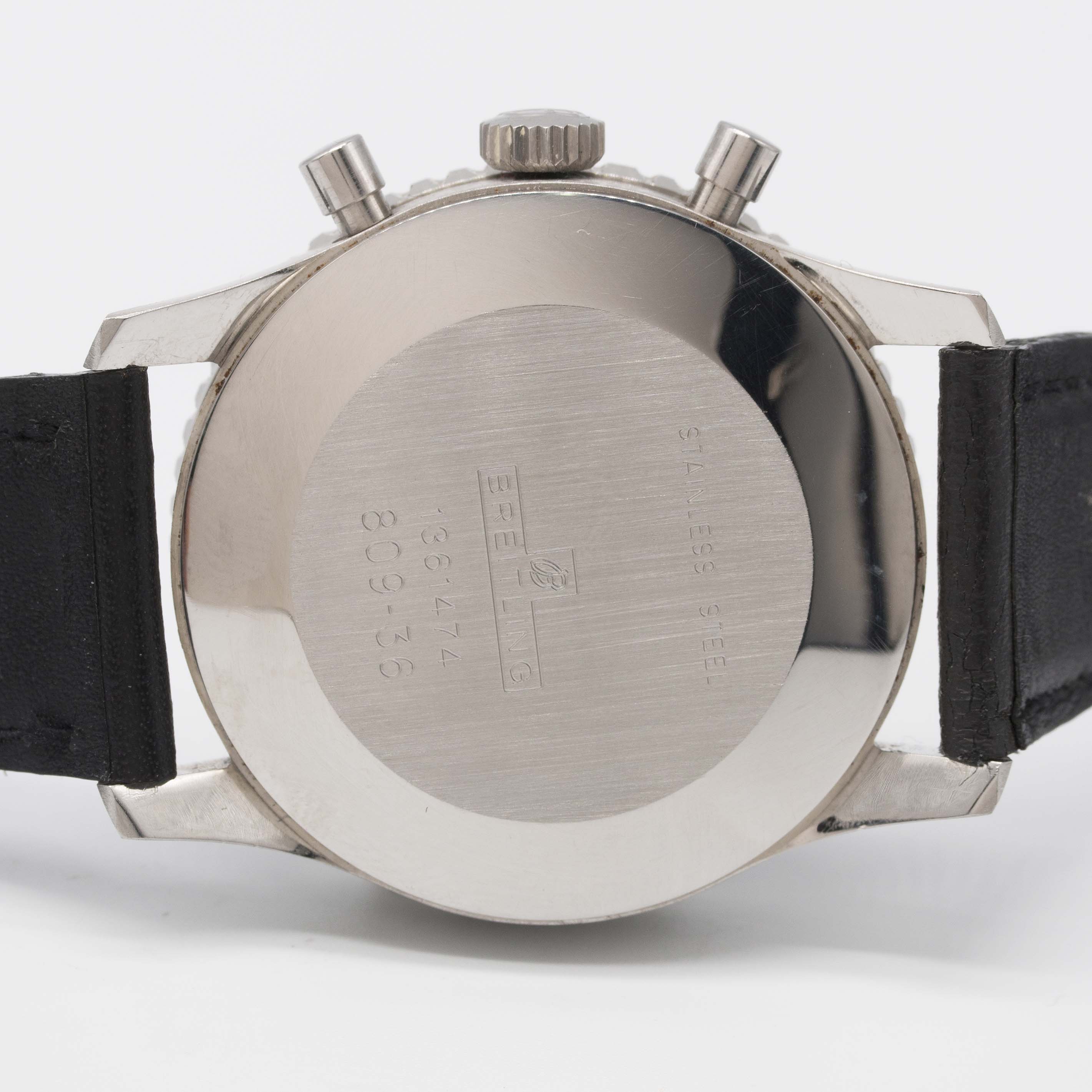 A RARE GENTLEMAN'S STAINLESS STEEL BREITLING COSMONAUTE CHRONOGRAPH WRIST WATCH CIRCA 1971, REF. - Image 7 of 11