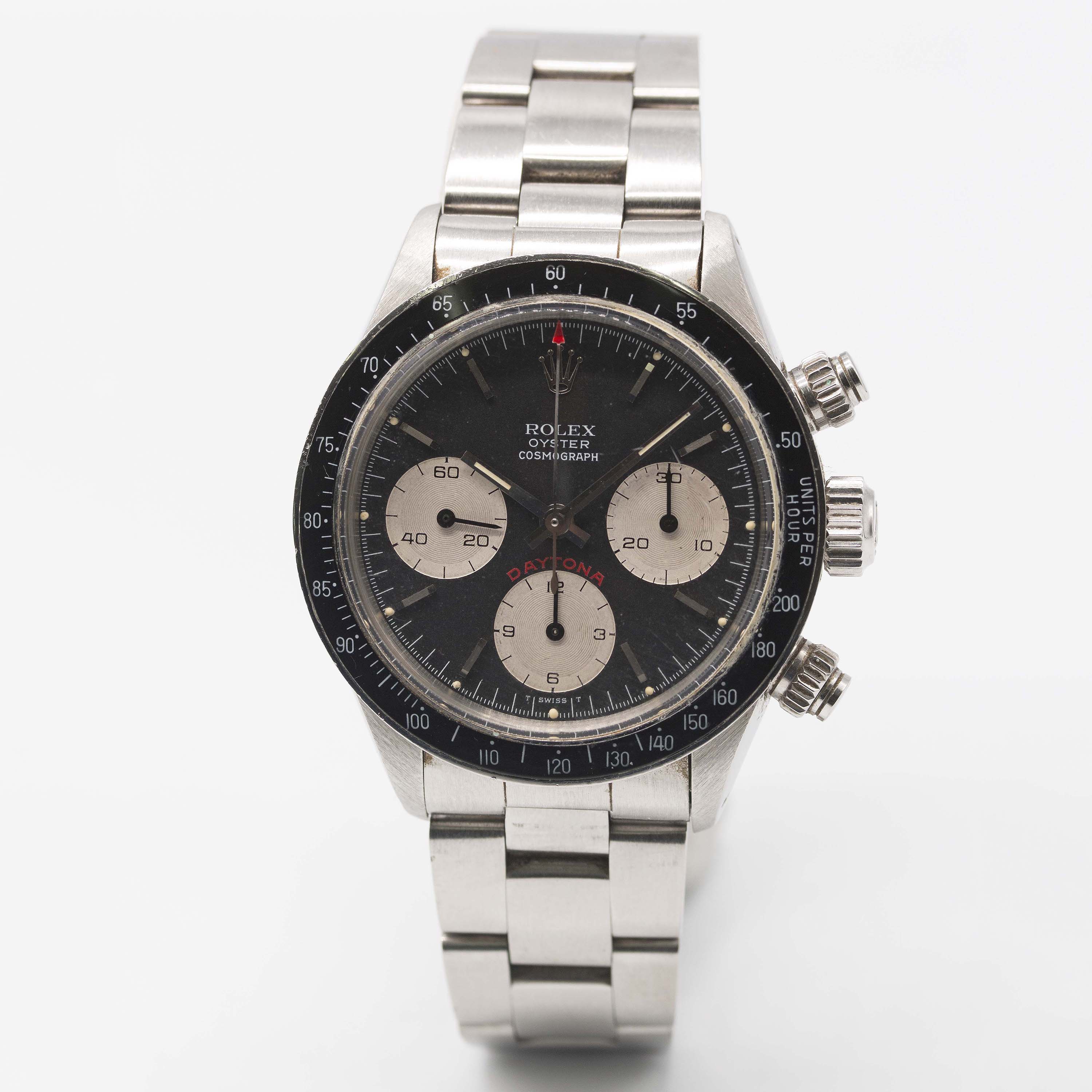 A VERY RARE GENTLEMAN'S STAINLESS STEEL ROLEX OYSTER COSMOGRAPH DAYTONA BRACELET WATCH CIRCA 1979, - Image 3 of 12