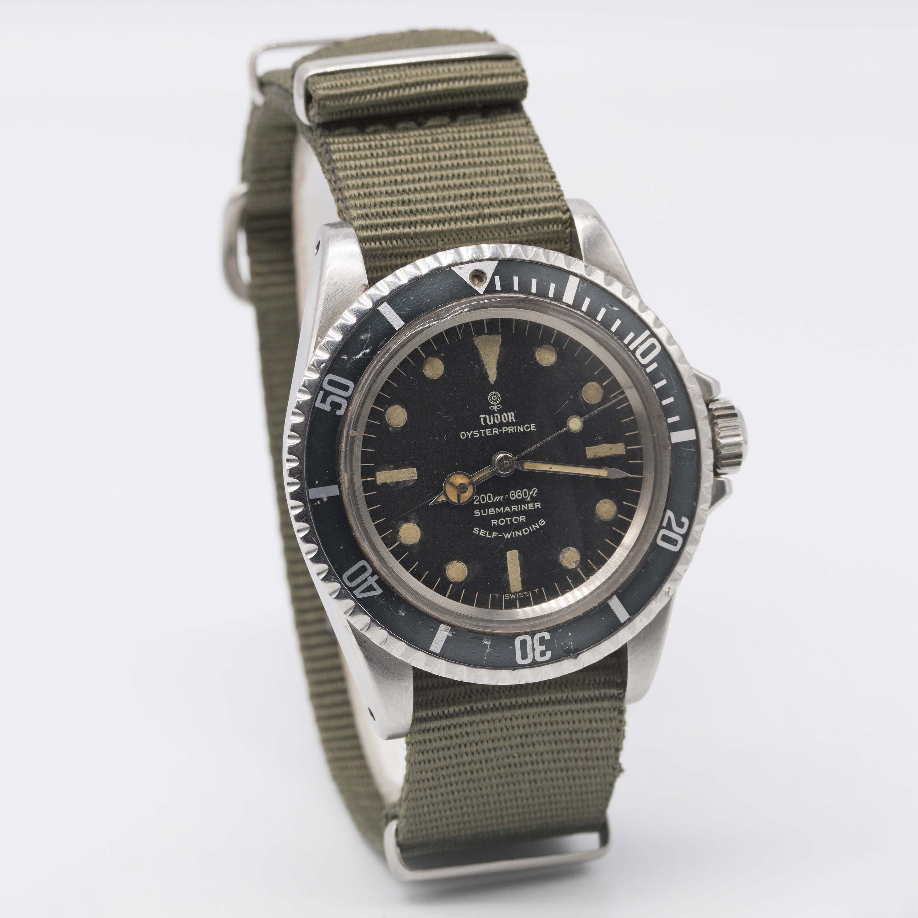 A GENTLEMAN'S STAINLESS STEEL ROLEX TUDOR OYSTER PRINCE SUBMARINER WRIST WATCH CIRCA 1967, REF. - Image 5 of 10