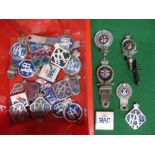 Quantity of RAC badges to include early enamelled,