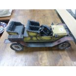 Large tin plate vintage car