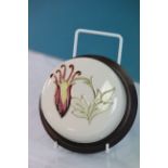 Moorcroft Pottery Desk Paperweight on Wooden Base