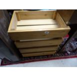 Pine apple and vegetable storage storage four tray rack