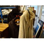 Three vintage Fur coats all with M & Michaels Furs labels