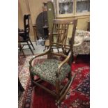 19th Century mahogany rocking chair