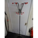 1950s metal coat & stick stand