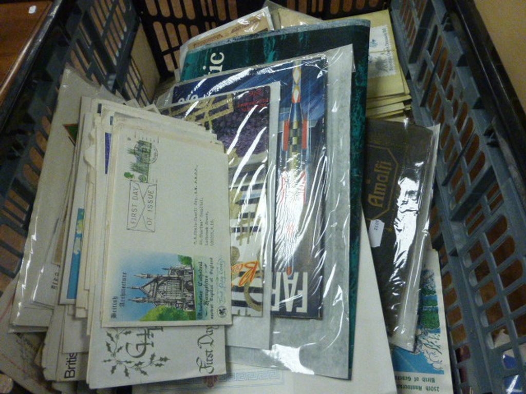 Mixed lot of Ephemera including First Day Covers, Stamps, Sporting and Events Programmes including - Image 2 of 2
