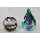 Two Ltd Edition Caithness paperweights, "Fleur De Lys 1/1" & "Fusion Fantasy Helen Macdonald 2007