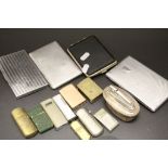 Collection of vintage lighters & cigarette cases