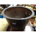 Large riveted Copper planter