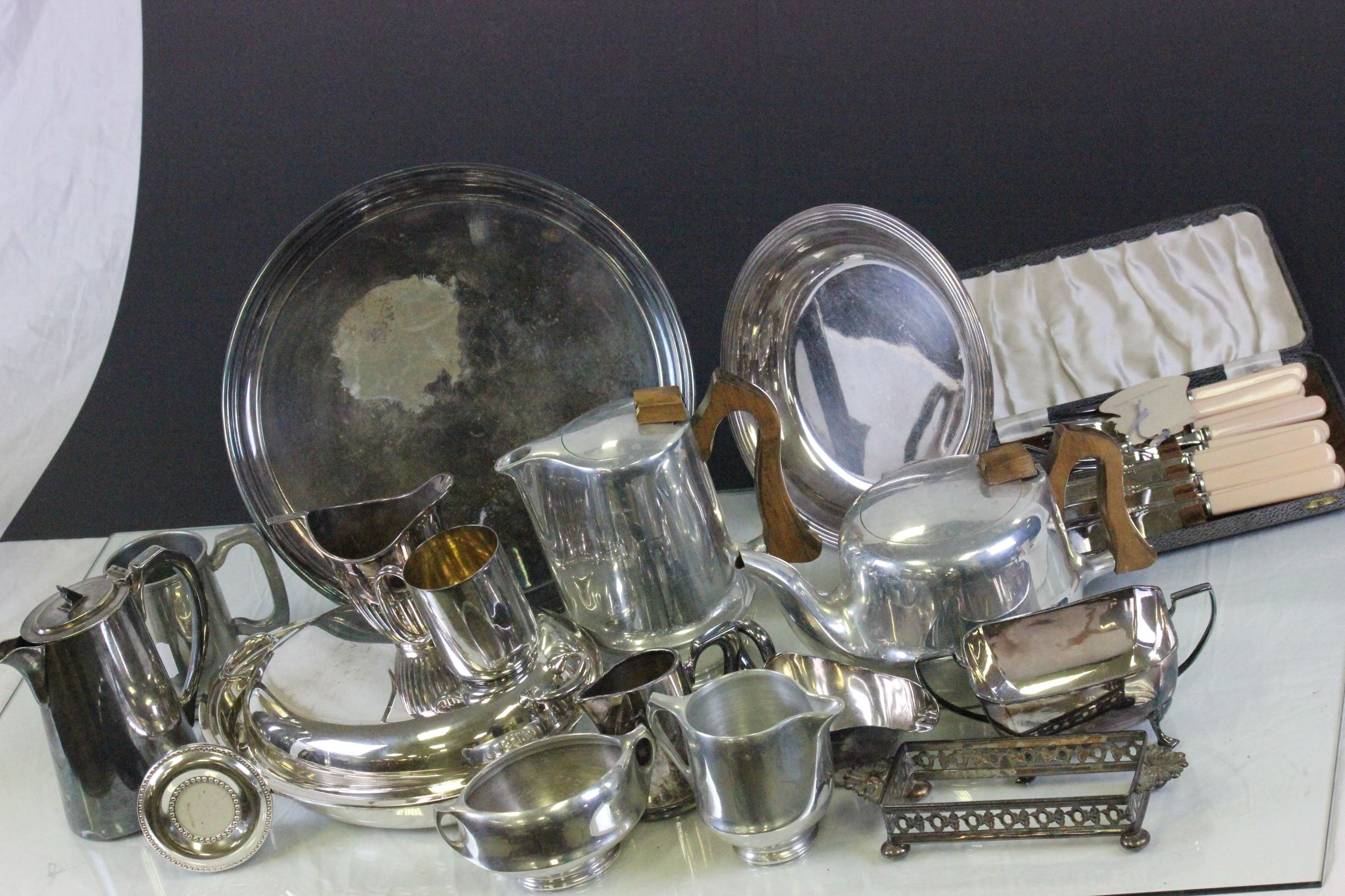 Collection of Silver plated items etc to include Piquot Ware