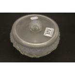 A Lalique Primveres glass Bowl & cover 1932, with moulded mark "R Lalique"