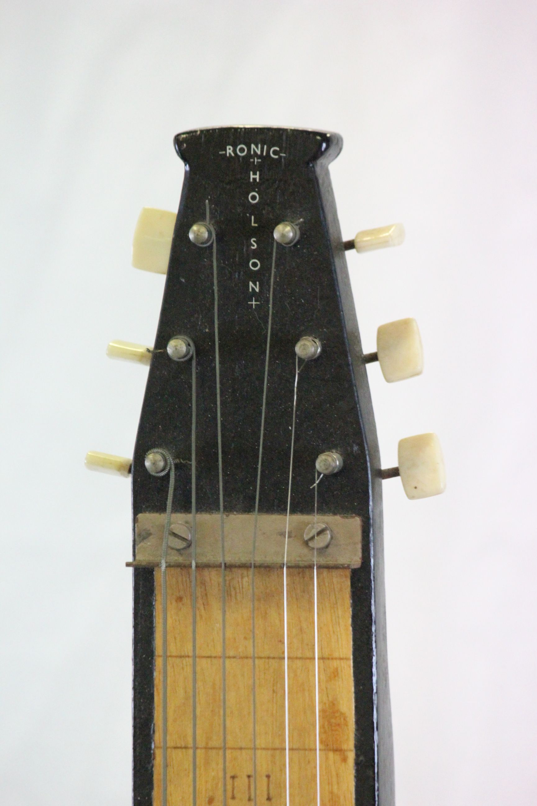 Old lap steel guitar by Ronic Holson in soft bag - Image 3 of 3