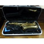 Earlham Professional Saxophone, Series 2, in fitted hard case (af)