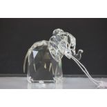 Swarovski crystal elephant