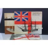 Two large books on Warships of the Royal Navy and a book on Paddle Steamers