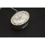 Dutch 17th Century hallmarked Silver Snuff box with engraved decoration