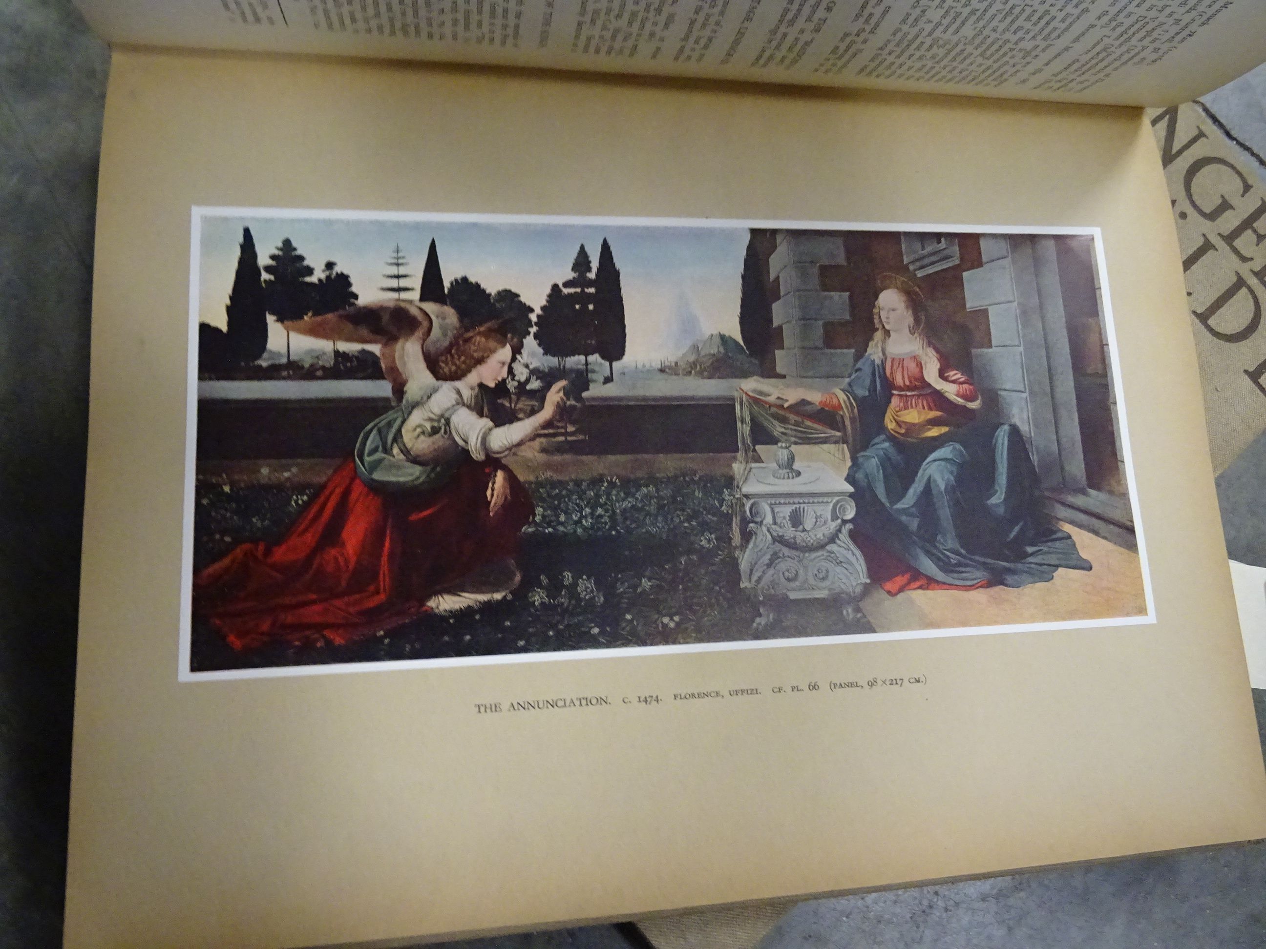 Two vintage hardback Art books, Leonardo Da Vinci, & Michelangelo - Image 2 of 2