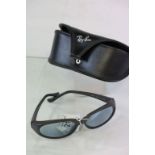 Cased pair of Ray Ban Sports sunglasses