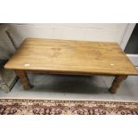 Vintage pine low table