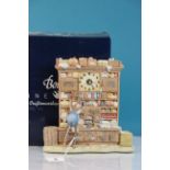 Boxed Border Fine Arts "Store Stump Clock BH100"