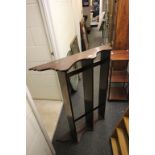 Late 19th century Mahogany Hanging Shelf with Three Graduating Shelves