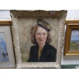 Early 20th century Oil on Canvas Portrait of a Lady signed Walter H Raymond