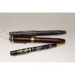 Two vintage Fountain pens to include Conway Stewart and a propelling pencil