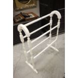 White Painted Towel Rail