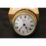 Brass cased Nautical style Sestrel Alarm clock