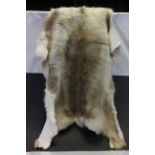 A deer skin .