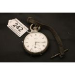 Kay's Keyless Triumph hallmarked Silver pocket watch