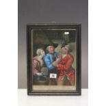 Framed & glazed humorous print of "The Country Doctor of Farrier turned Doctor" dated 1792