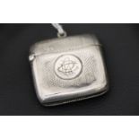 Fully hallmarked silver vesta case