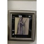 Framed & glazed Limited Edition printed tile Salvador Dali "Preparation for the Final Prayer/ Heav