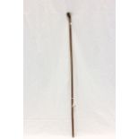 Vintage Walking Cane with Horse Hoof Handle