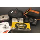 Collection of cameras to include Pentax & Kodak Junior