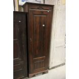 Stained Pine Single Door Wardrobe