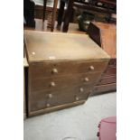 Mid 20th century Oak Chest of Two Short over Three Long Drawers
