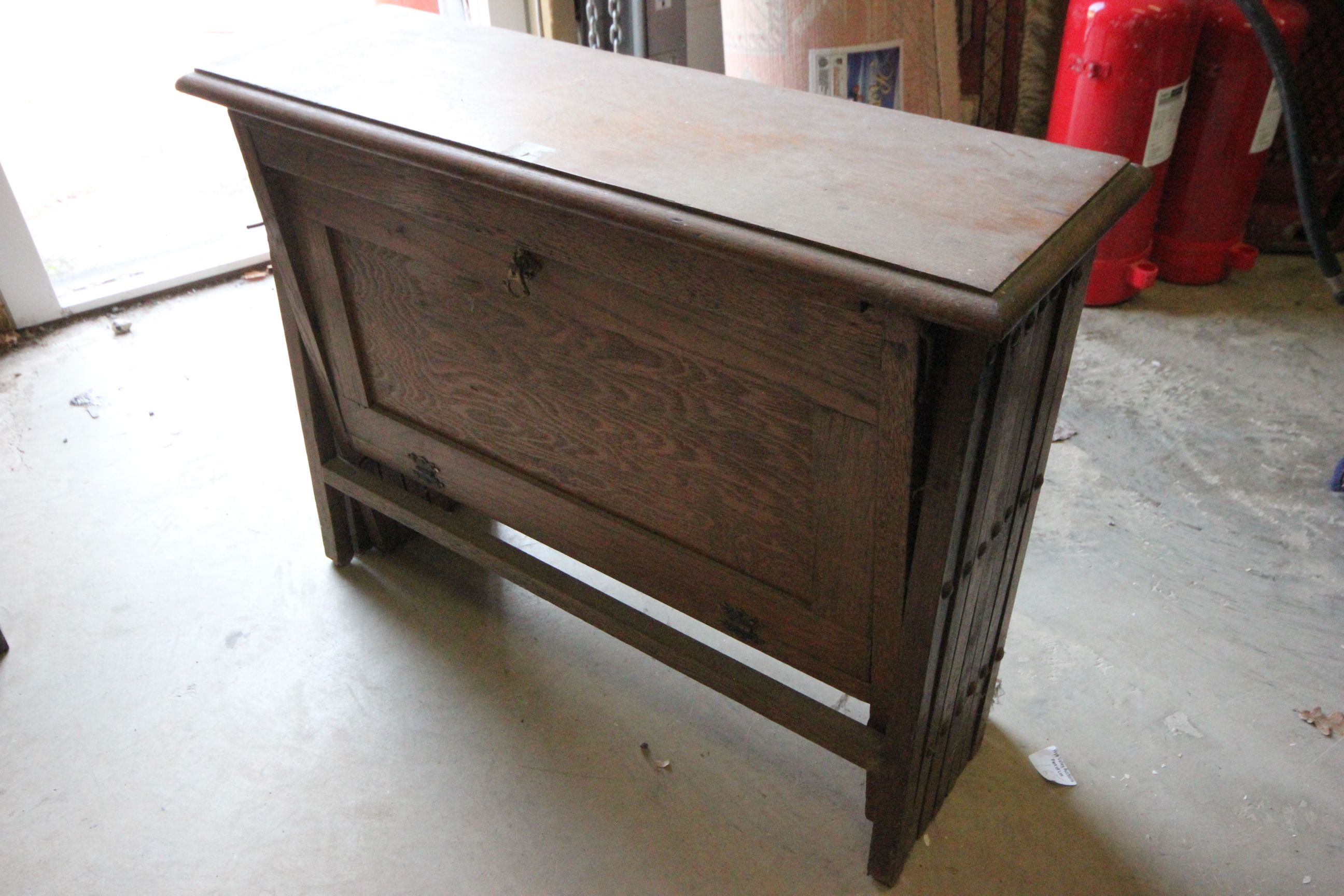 Early 20th century Oak Fold-Out Camp Bed