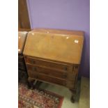 Mid 20th century Quarter Veneered Bureau