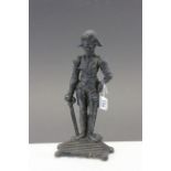 Vintage Cast Iron Door Stop in the form of an Early 19th century Soldier