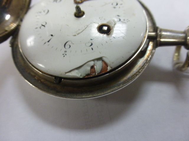 Georgian Silver Pair Cased Pocket Watch, London 1808 - Image 6 of 9